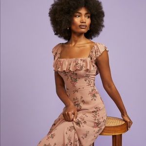 NWT Reformation Collette dress in Lorena pattern